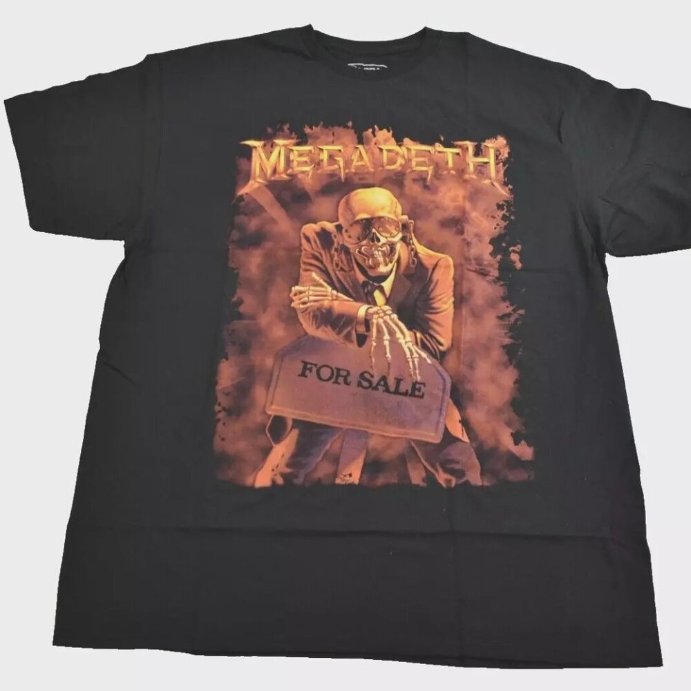 Global Mens Megadeth Peace Sells Album Cover Graphic Shirt New XL